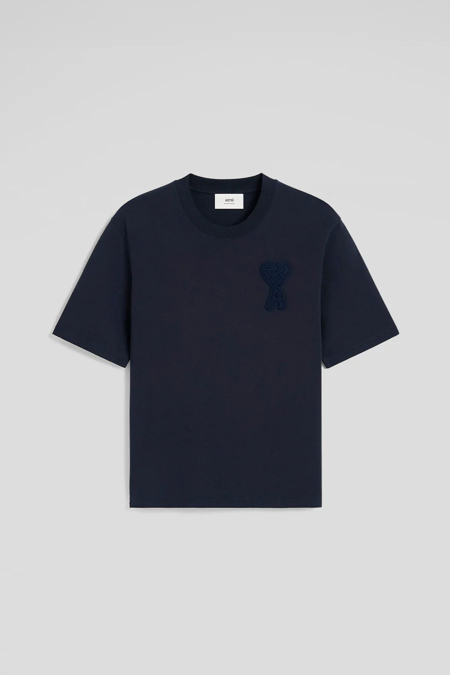 T-SHIRT AMI DE COEUR PATCH BLEU MARINE