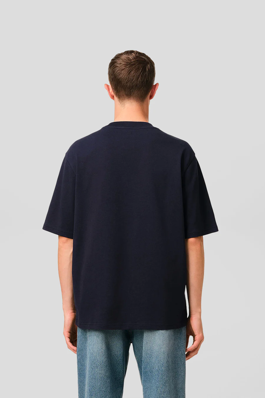 T-SHIRT AMI DE COEUR PATCH BLEU MARINE - Image 4