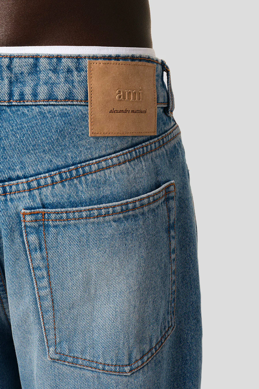 JEAN LARGE FIT BLEU USÉ - Image 3