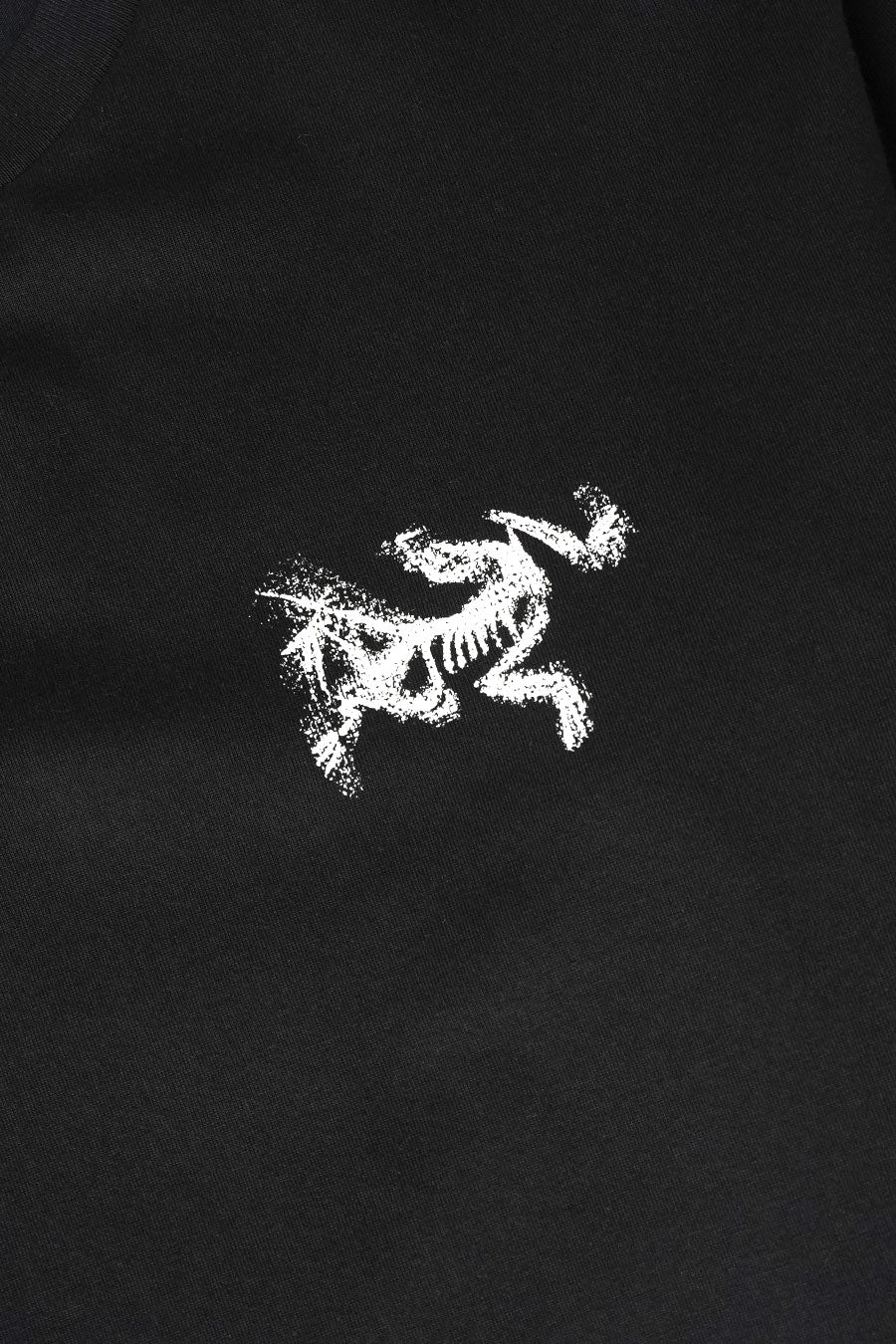 T-SHIRT MANCHES LONGUES KRAGG SL BIRD TILE BLACK ET ARCTIC SILK - Image 2