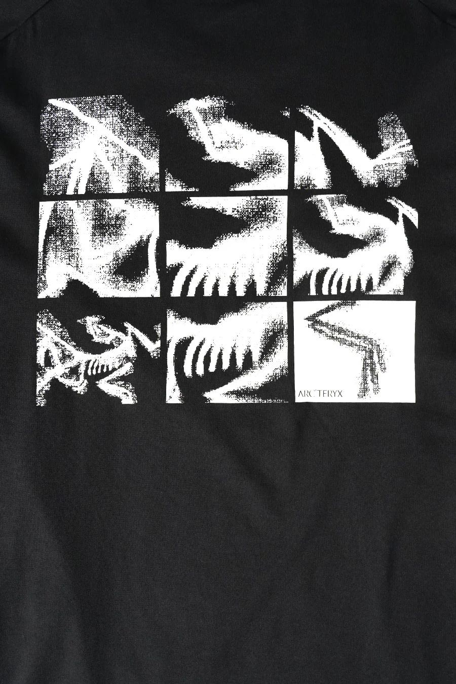 T-SHIRT MANCHES LONGUES KRAGG SL BIRD TILE BLACK ET ARCTIC SILK - Image 4