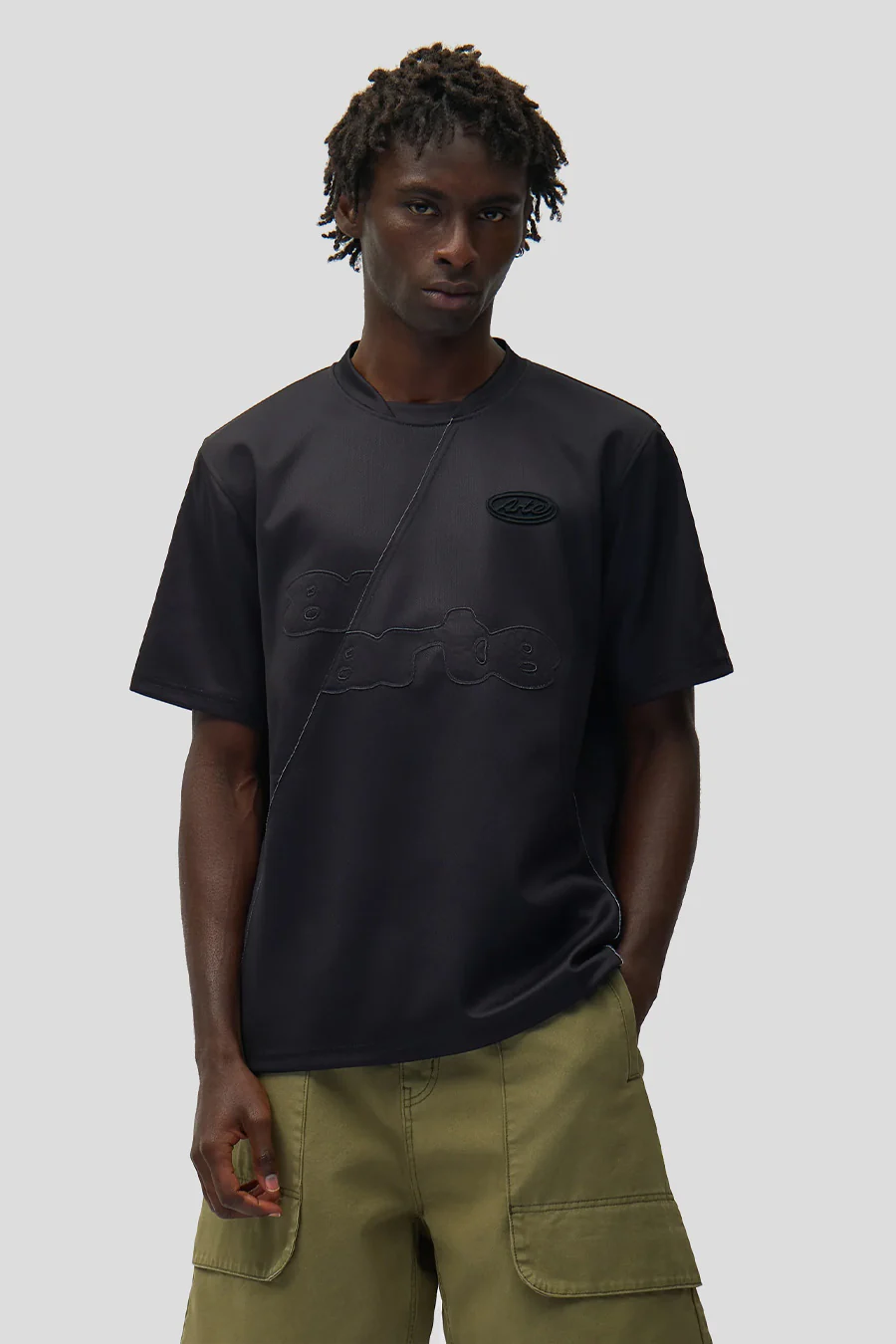 T-SHIRT FOOTBALL NOIR