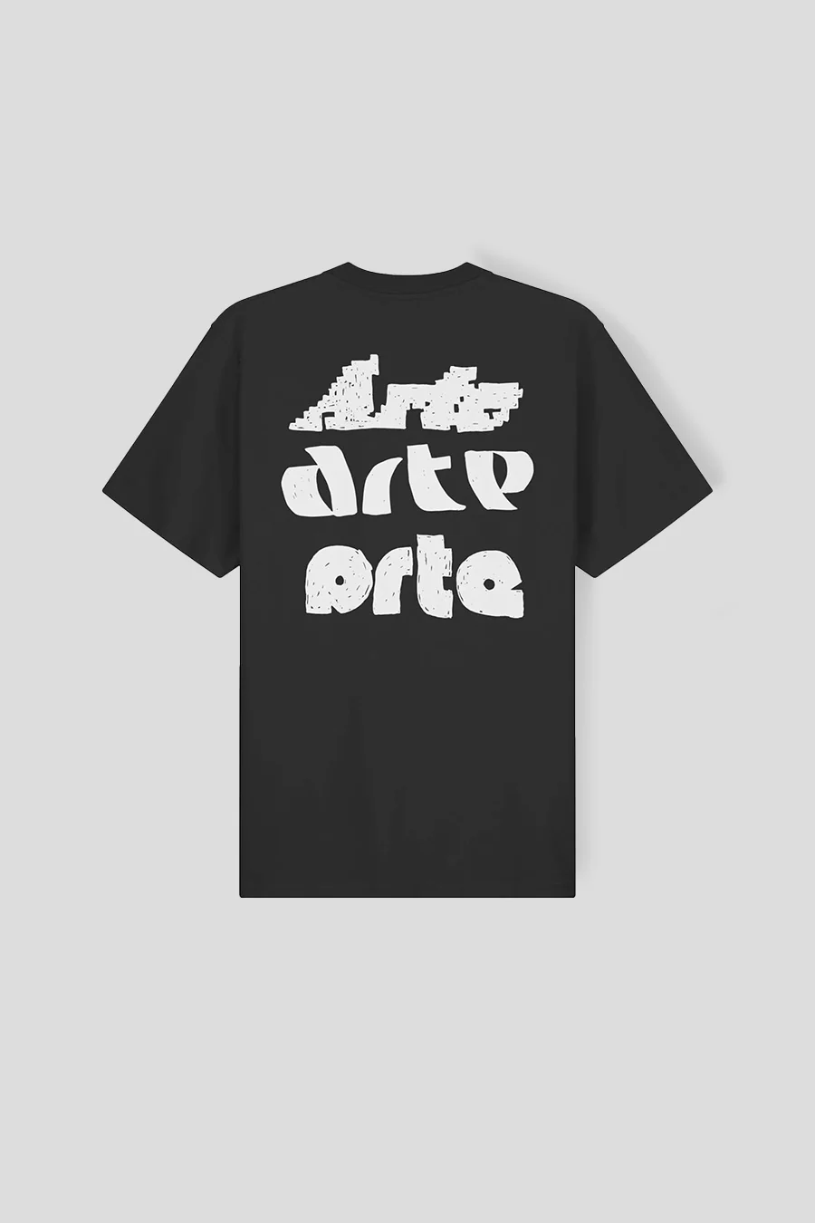 T-SHIRT MULTI PRINT NOIR - Image 3