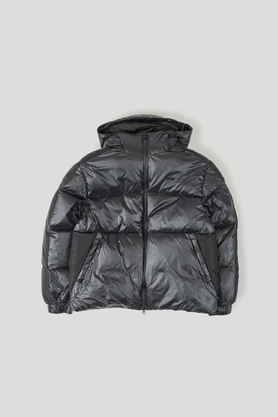 VESTE PUFFER BRILLANTE NOIRE