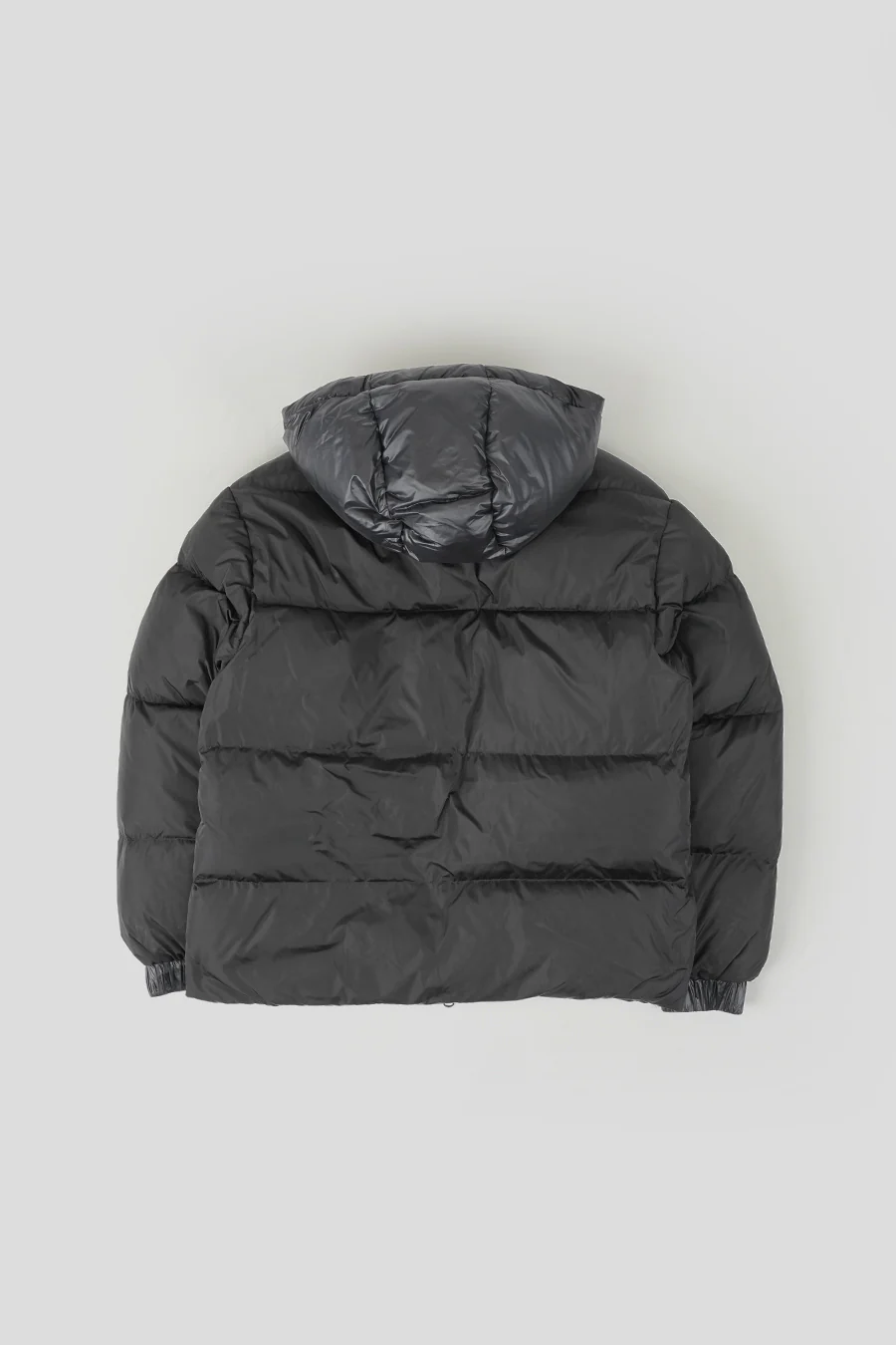VESTE PUFFER BRILLANTE NOIRE - Image 5