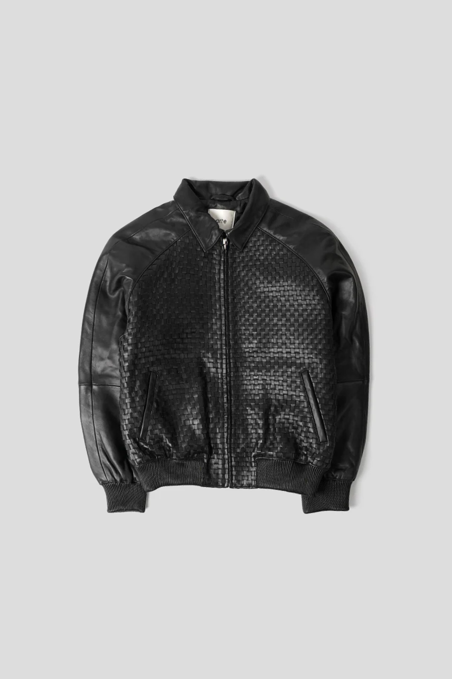 VESTE SQUARE LEATHER NOIRE