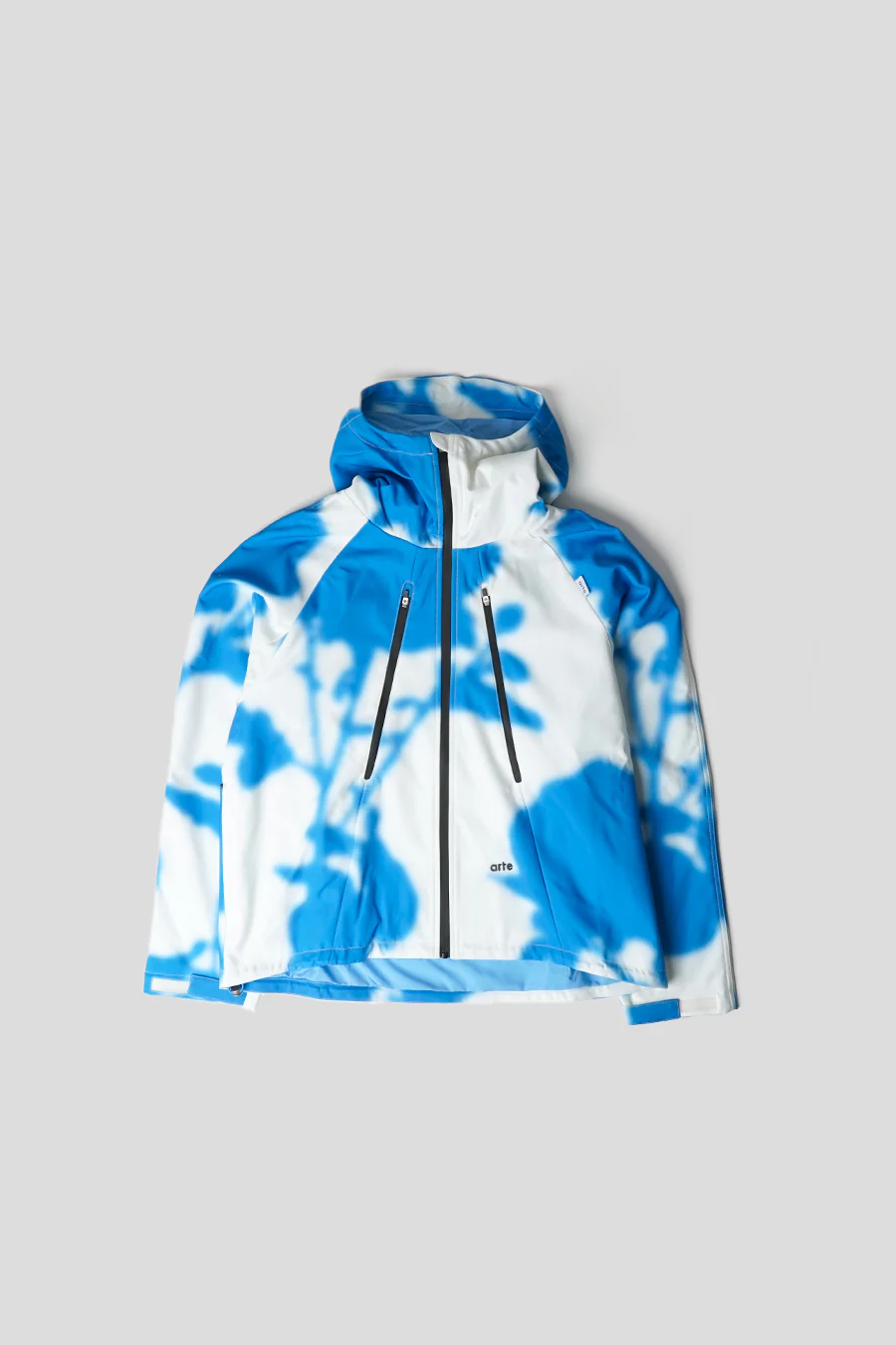 VESTE TECHNICAL FLOWER BLEUE ET BLANCHE