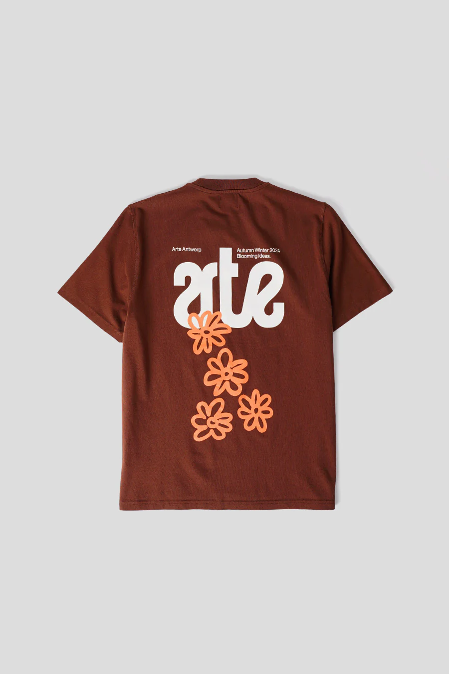 T-SHIRT BLOOMING IDEAS MARRON - Image 3