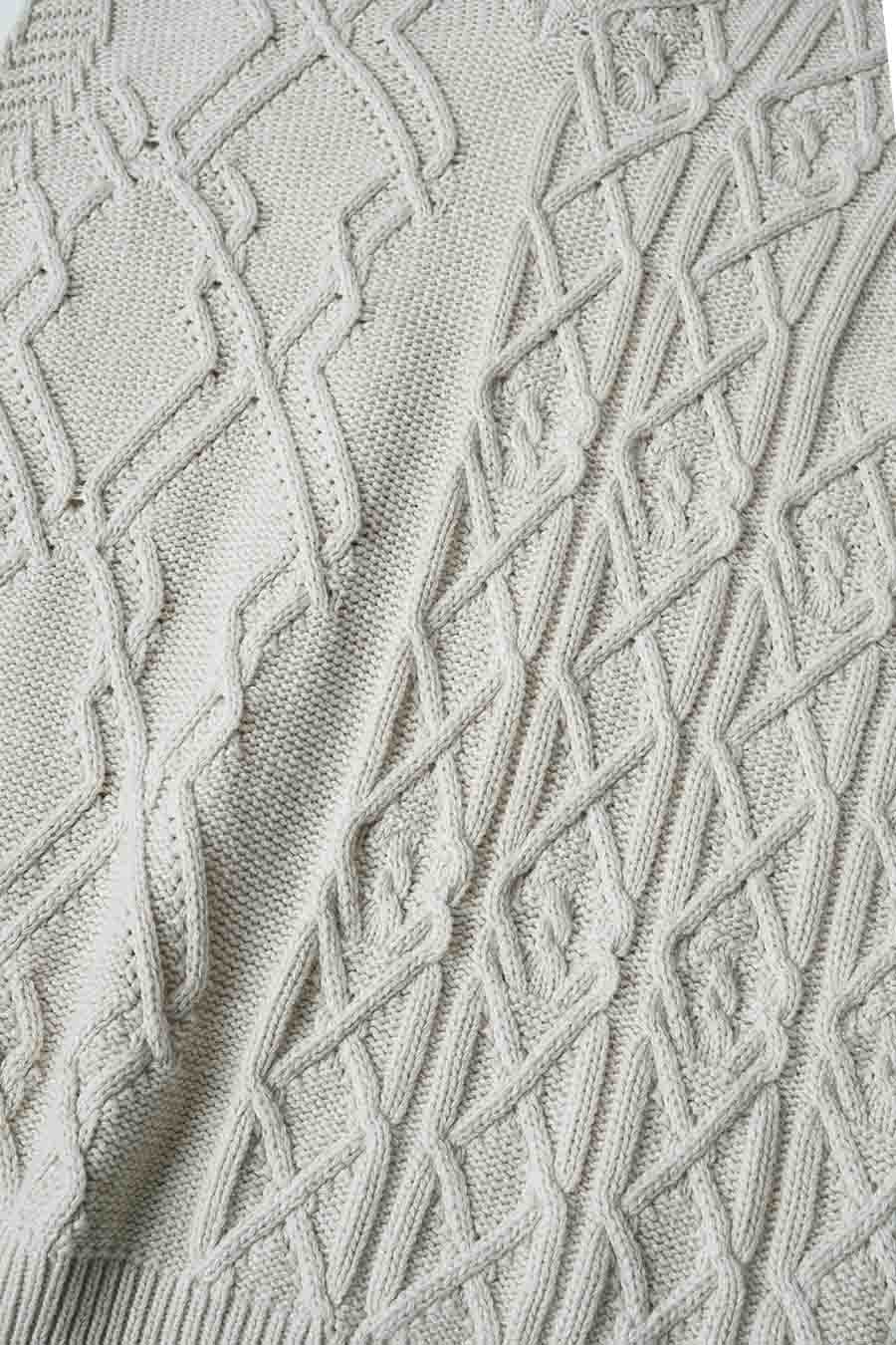 CARDIGAN KARL MULTI CRÊME - Image 2
