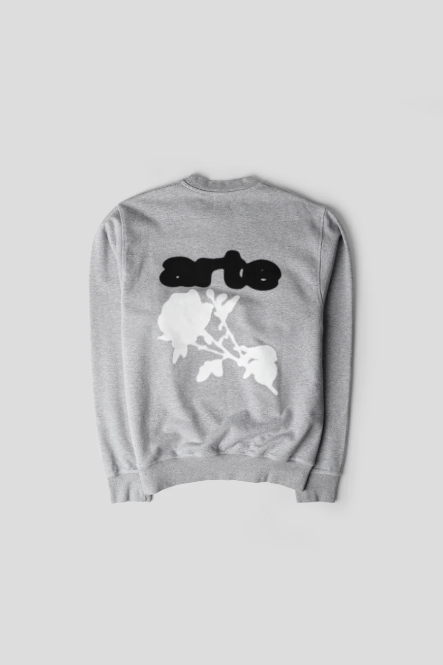 SWEAT-SHIRT BLUR FLOWER GRIS - Image 3
