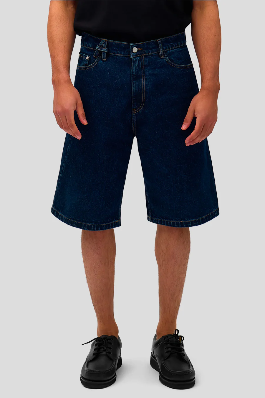 SHORT BELT DETAIL BLEU MARINE - Image 3