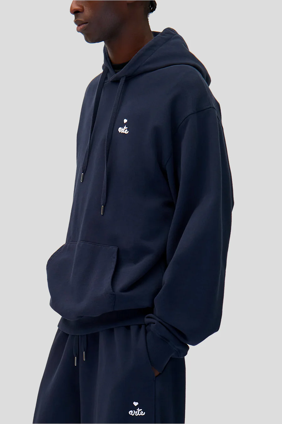 HOODIE HEART BLEU MARINE - Image 4