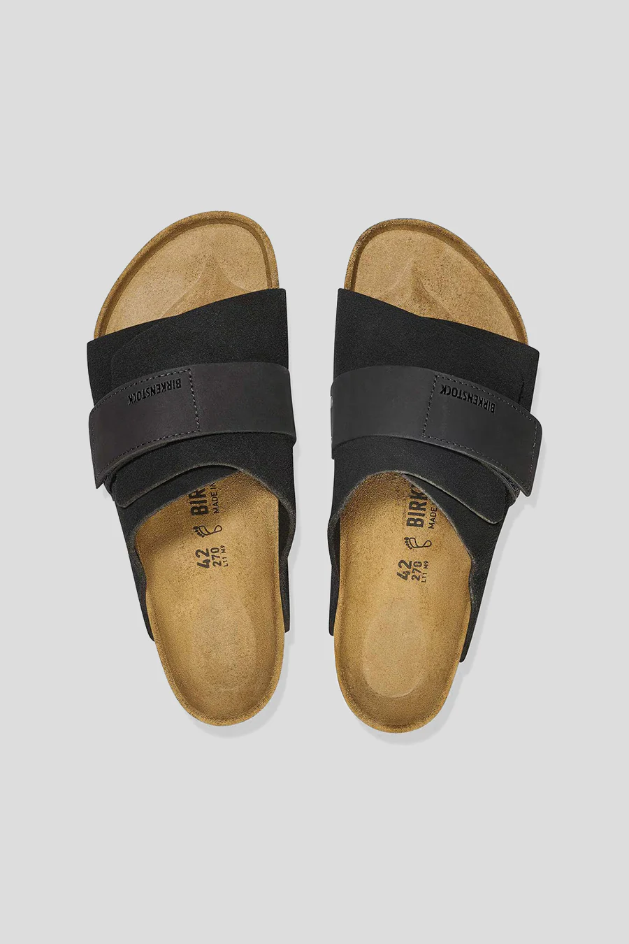 SANDALES KYOTO NUBUCK SUEDE BLACK - Image 3