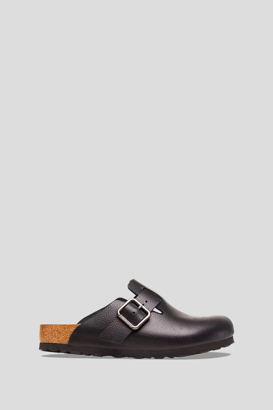 BOSTON WIRE BUCKLE LEATHER VINTAGE WOOD BLACK
