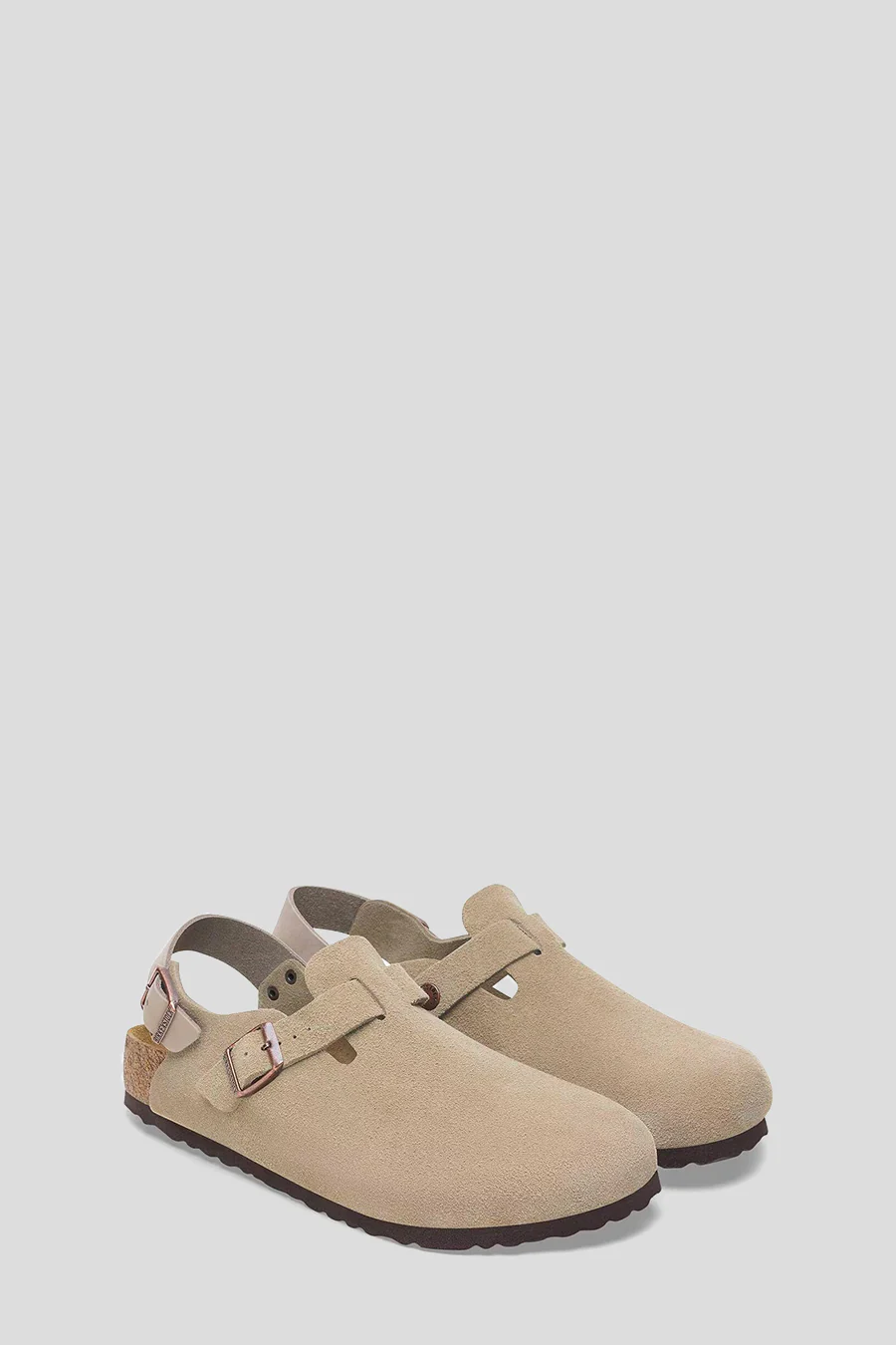 MULE TOKIO II SUEDE NARROW FIT TAUPE - Image 2