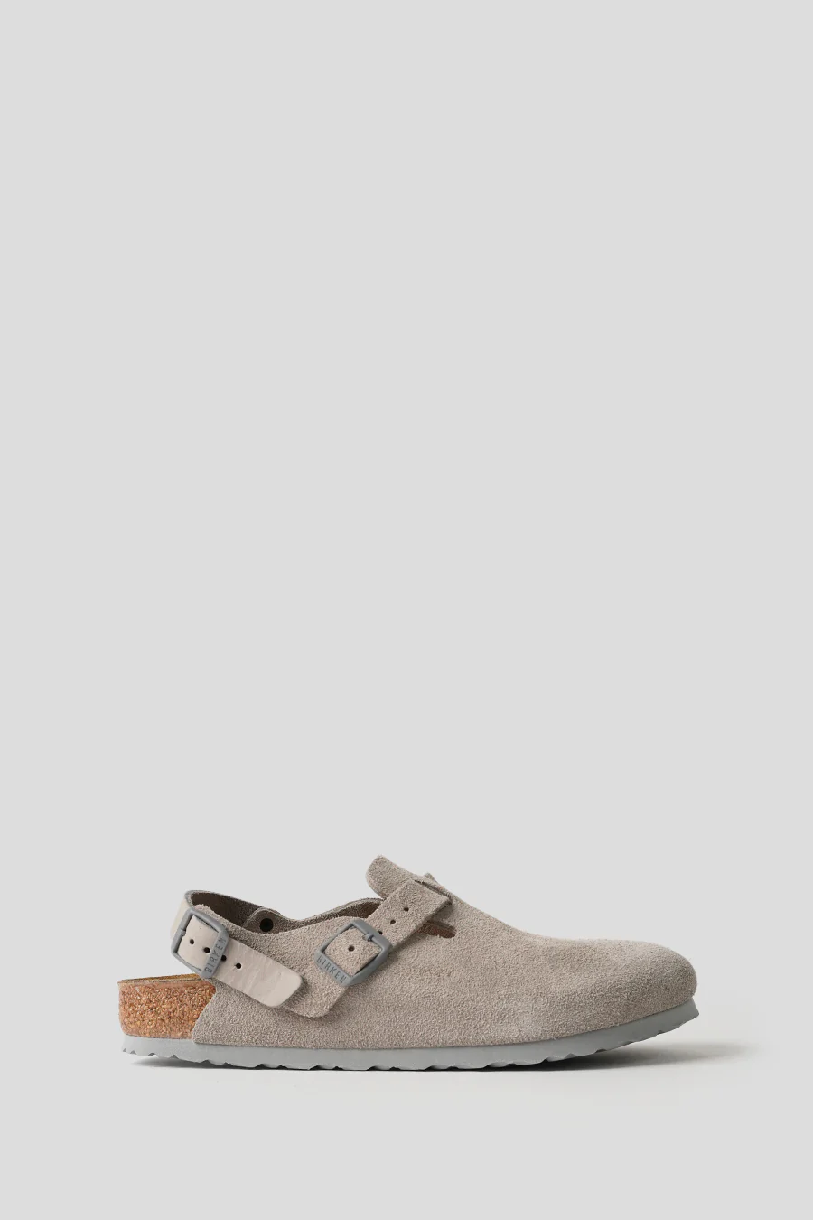 MULES TOKIO 2 SUEDE STONE COIN