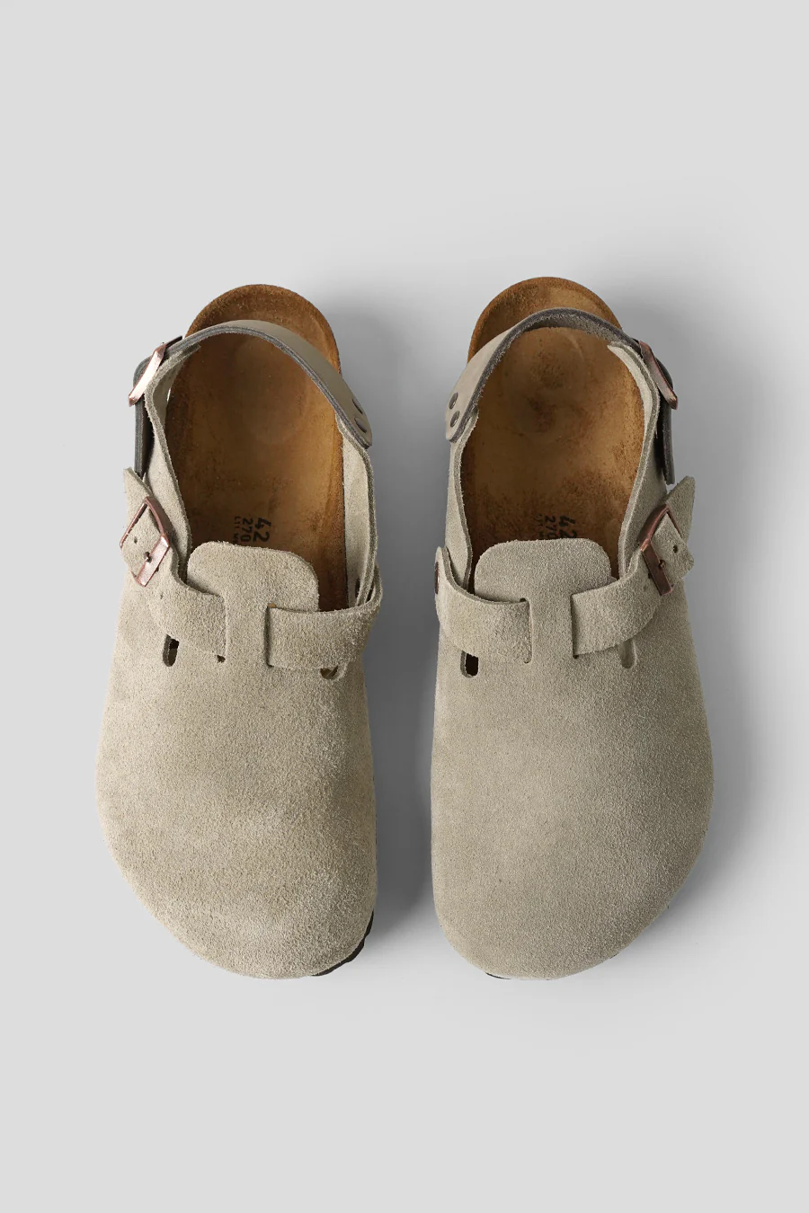 MULES TOKIO 2 SUEDE TAUPE - Image 4