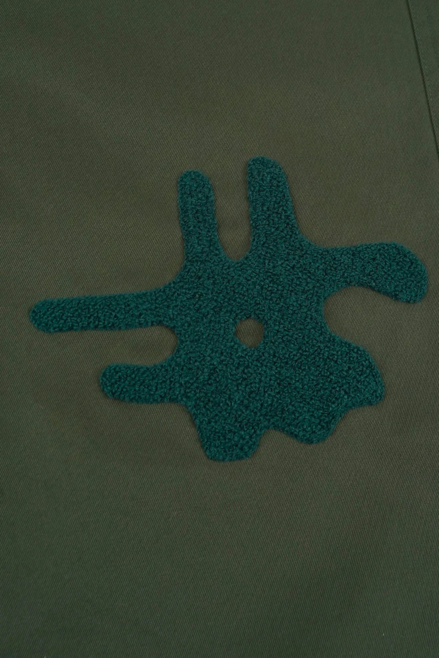 PANTALON CHENILLE SYMBOLS FOUR POCKET VERT FONCÉ - Image 3