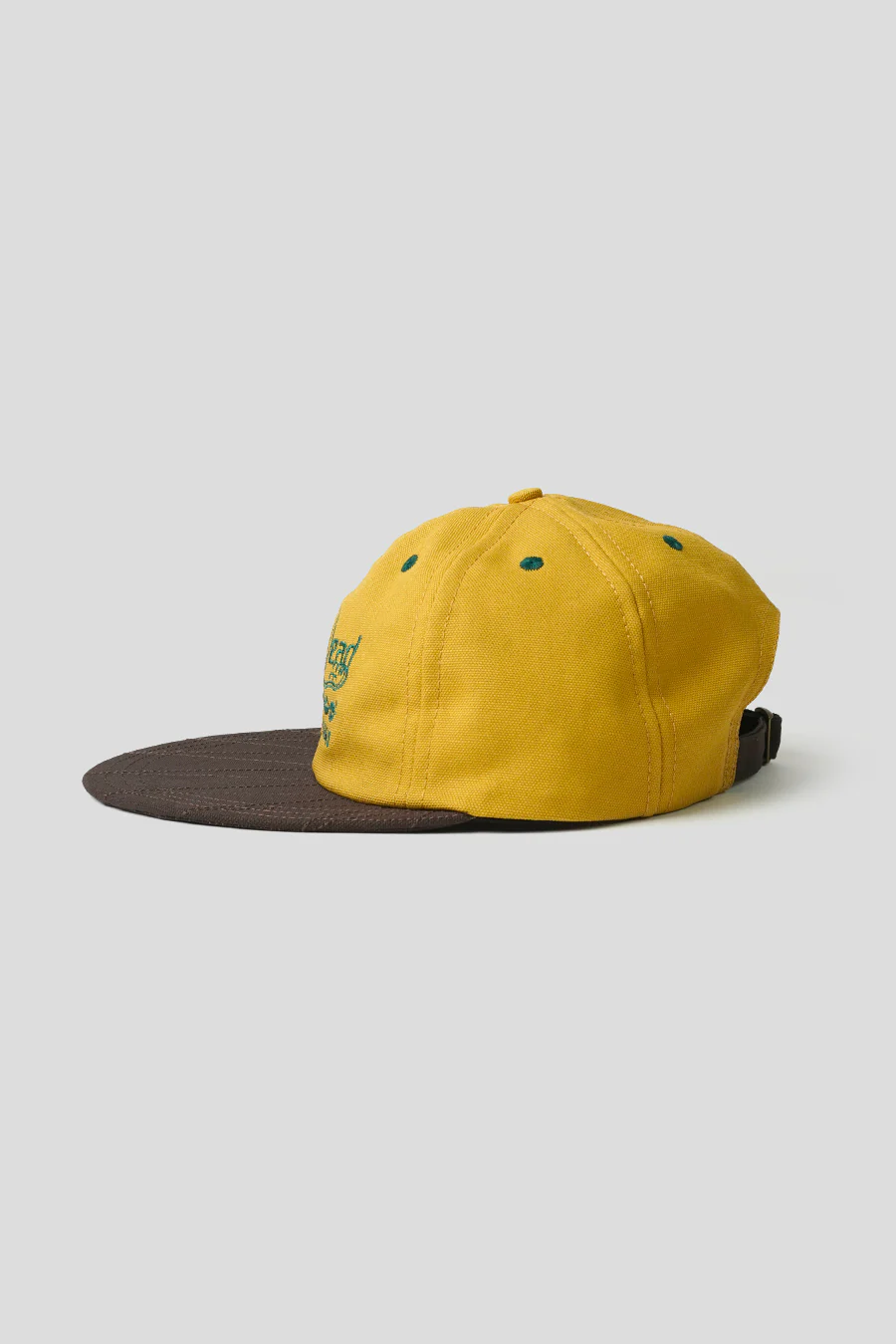 CASQUETTE CALIFORNIA DESIGNS LONG BRIM JAUNE ET MARRON - Image 3