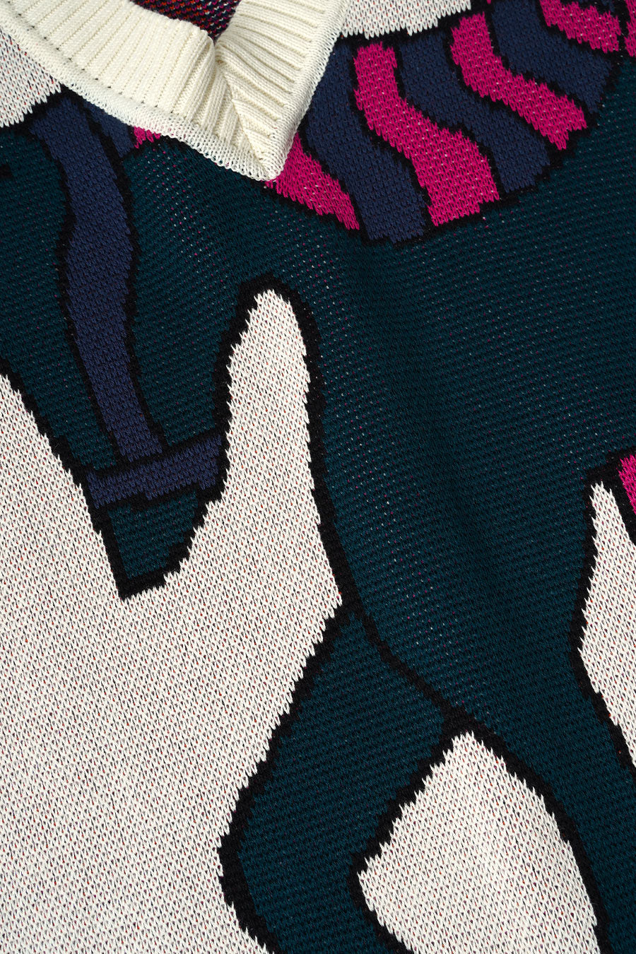 TRICOT HORSE SPENCER ÉCRU - Image 2
