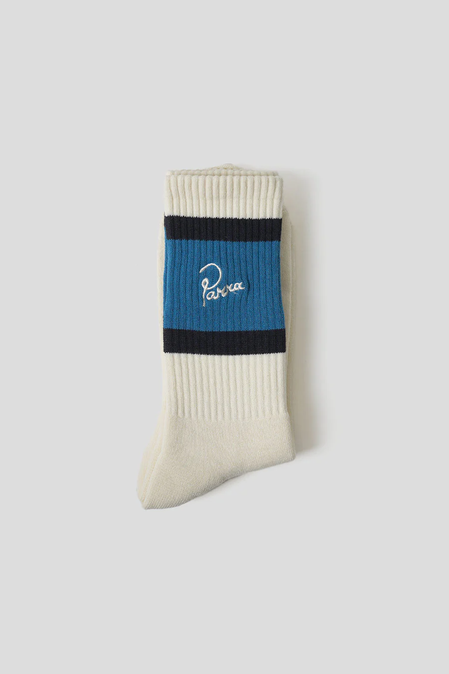 CHAUSSETTES SCRIPT LOGO CREW CRÈME