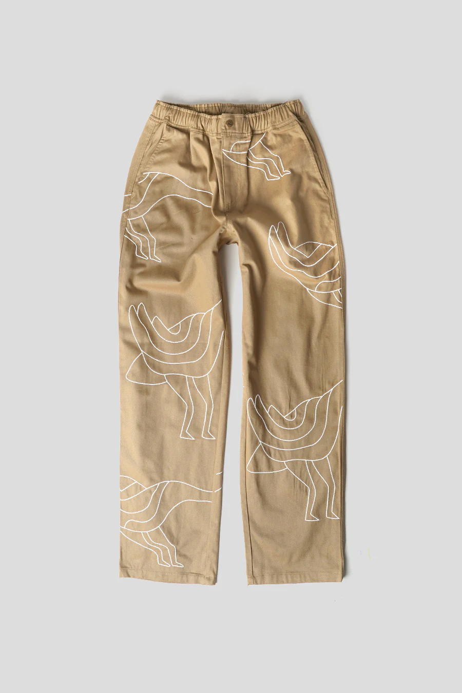 PANTALON STITCHED UP DUCK BRUN CLAIR