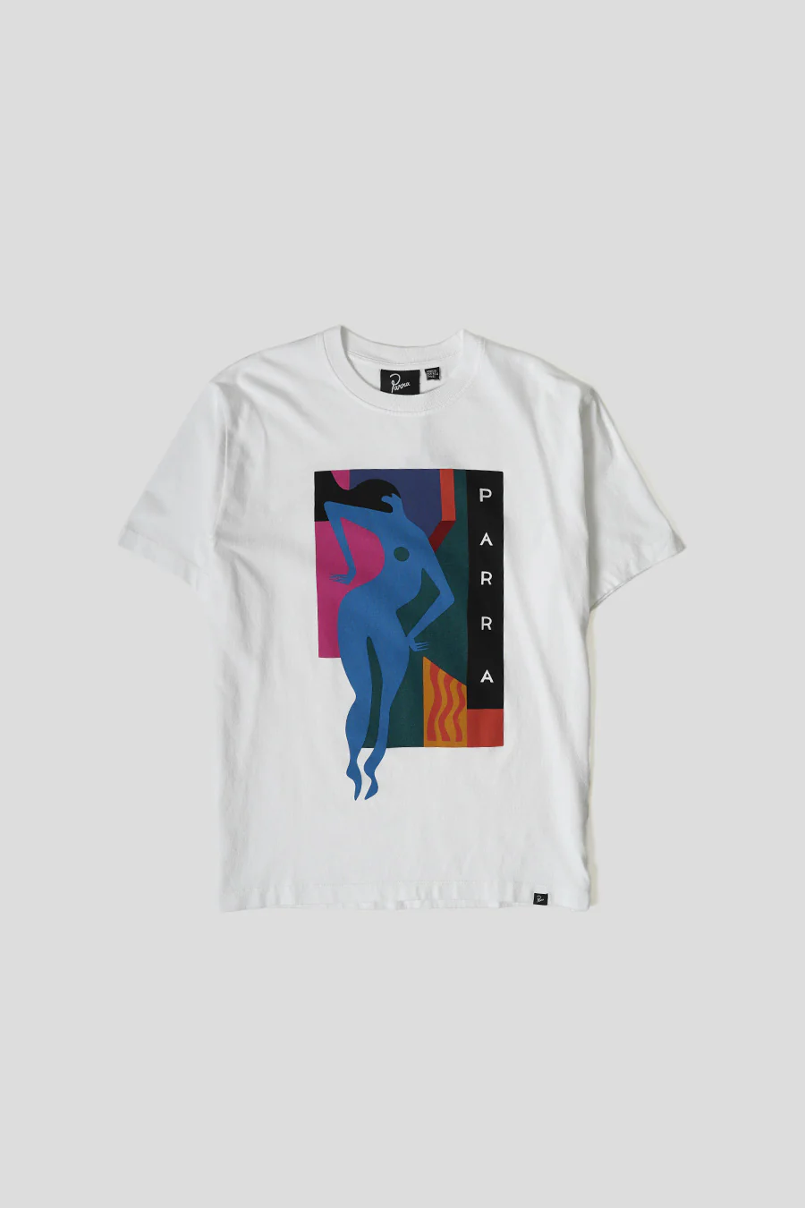 T-SHIRT BEACHED AND BLANK BLANC