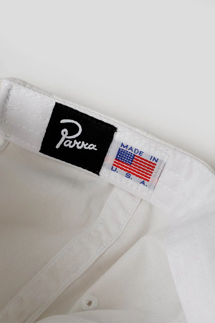 CASQUETTE SCRIPT LOGO 6 PANEL BLANCHE - Image 3