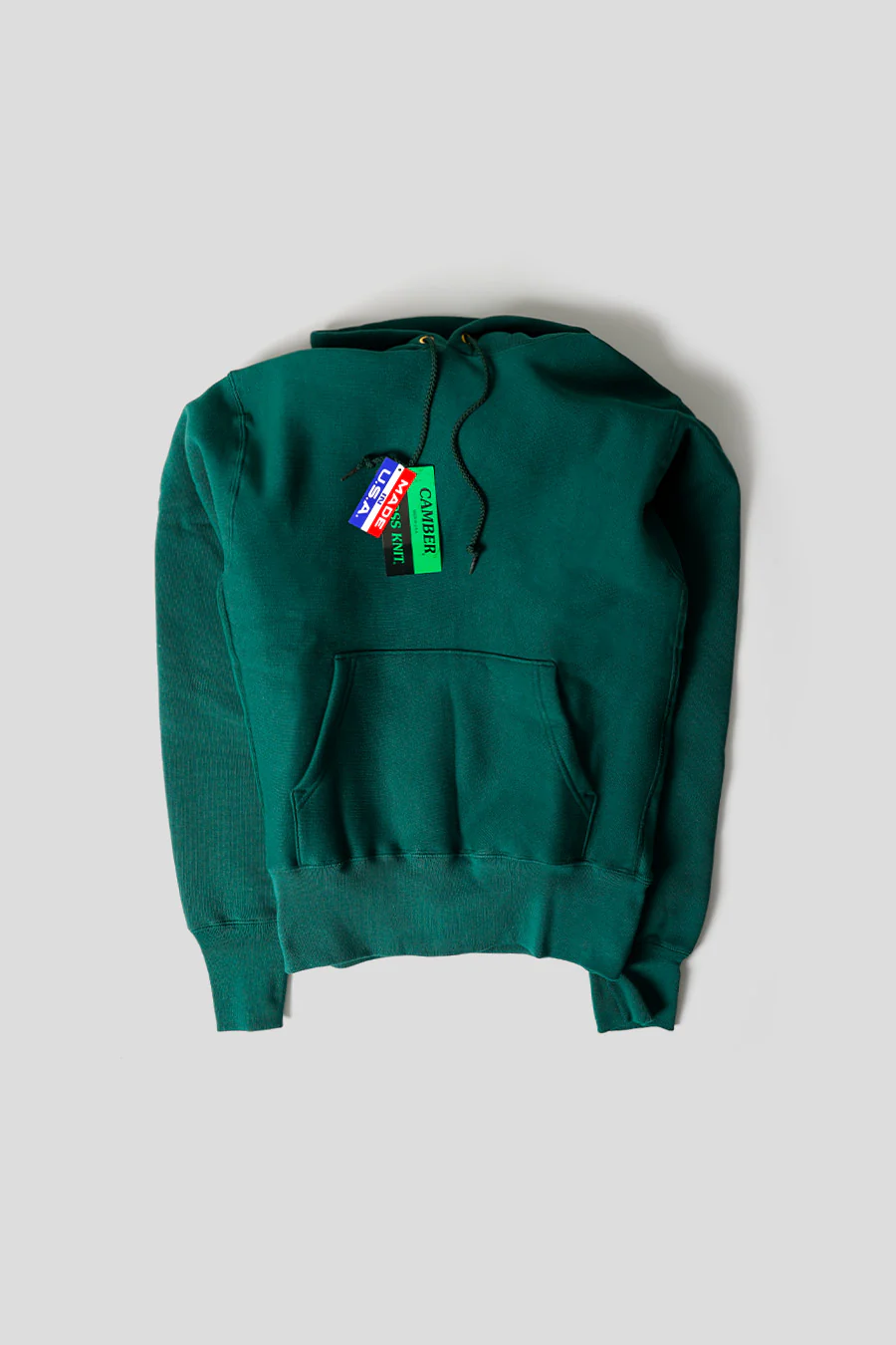 HOODIE CROSS-KNIT VERT