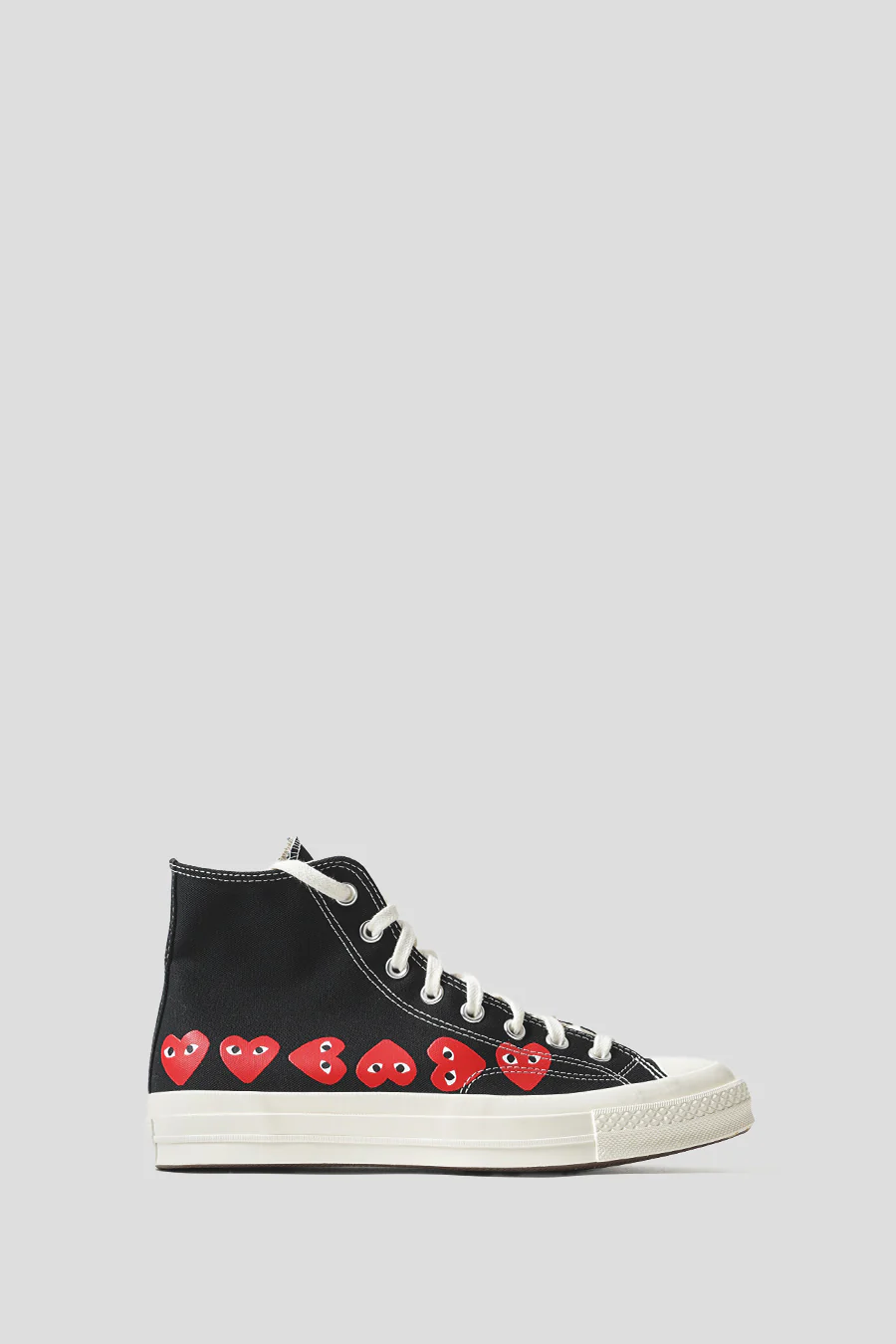 SNEAKERS HAUTE CT70 MULTI COEUR BLACK, HIGH RISK RED ET EGRET