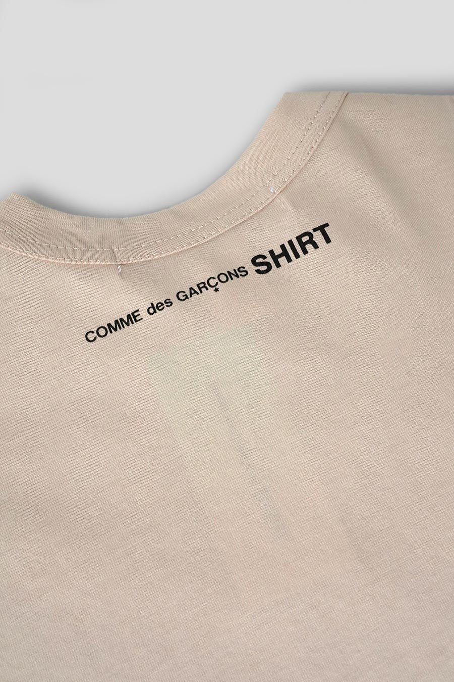 T-SHIRT LOGO BACK CDG SHIRT BEIGE - Image 2