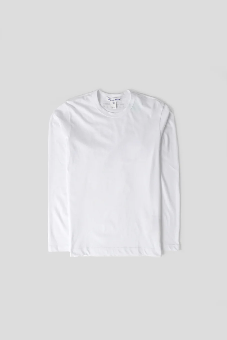 T-SHIRT MANCHES LONGUES CDG SHIRT FOREVER BLANC