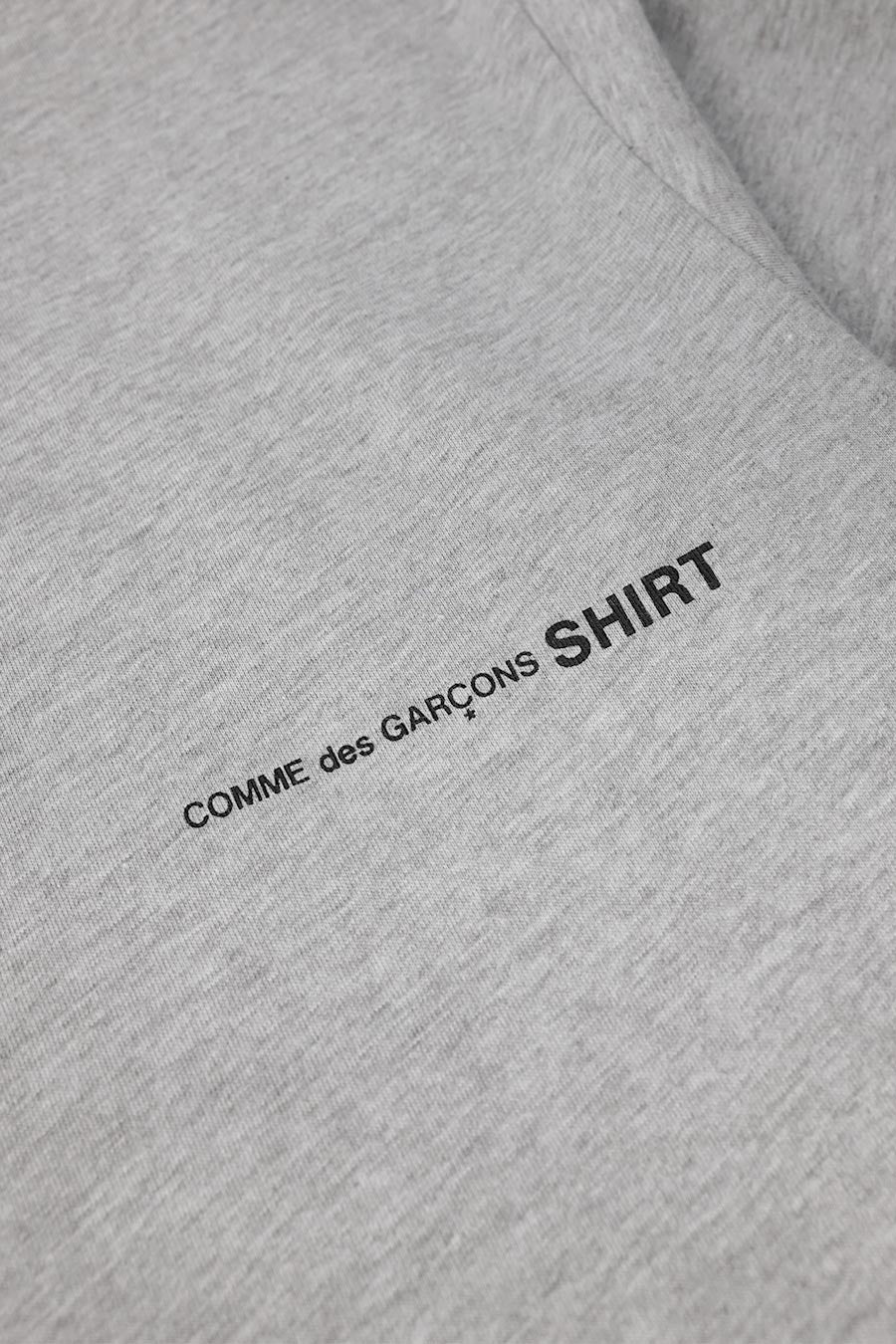 T-SHIRT LOGO CDG SHIRT GRIS CHINÉ - Image 2