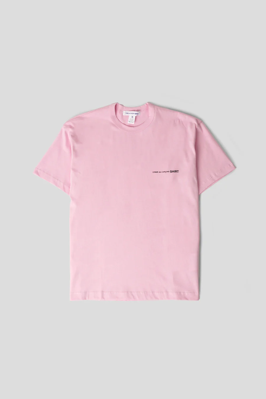 T-SHIRT OVERSIZE LOGO CDG SHIRT ROSE