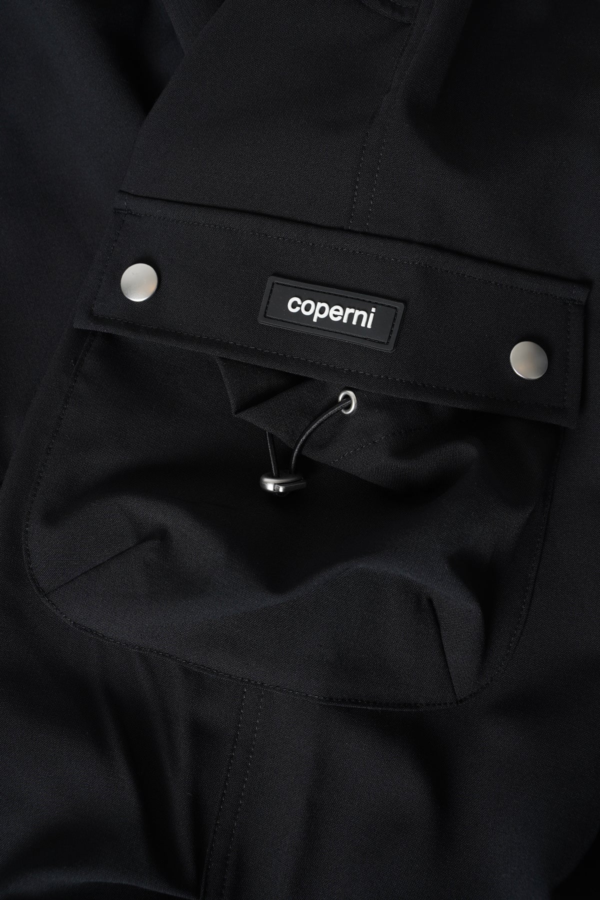 JUPE MAXI CARGO AJUSTÉE NOIRE - Image 2
