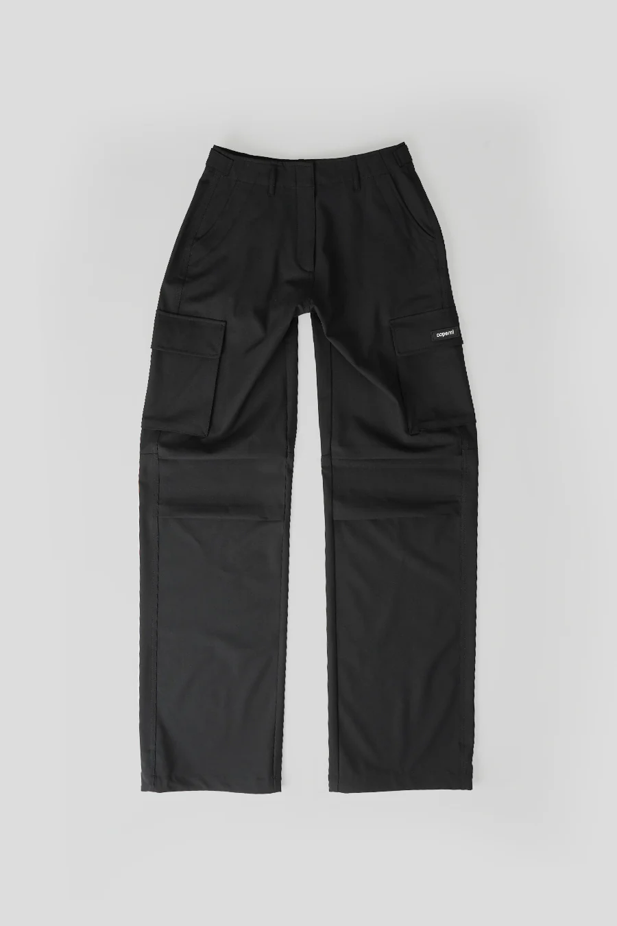 PANTALON TAILORED WIDE LEG CARGO NOIR