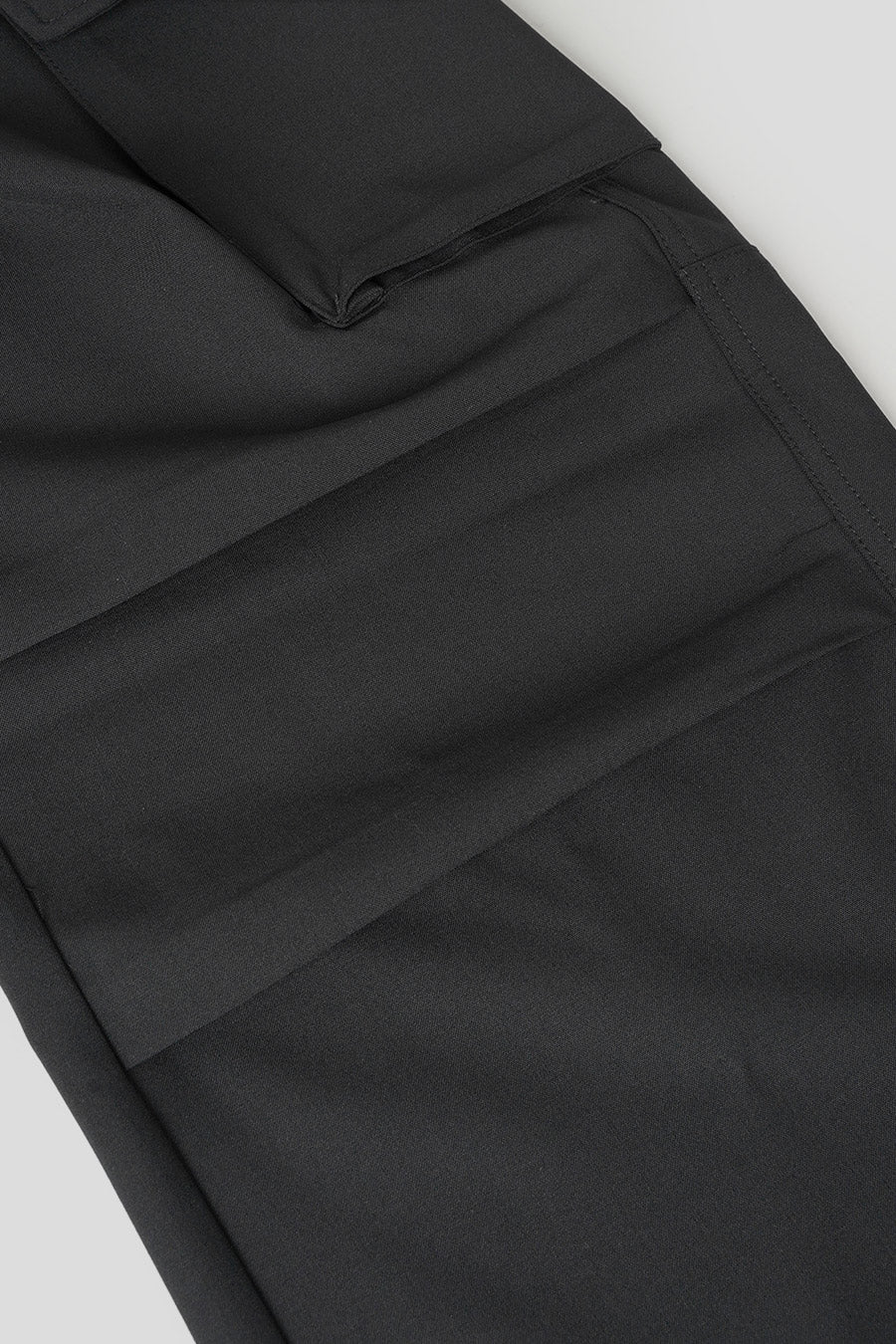 PANTALON TAILORED WIDE LEG CARGO NOIR - Image 2