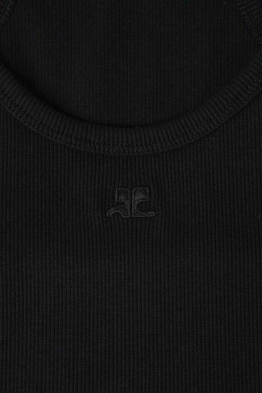 DĂBARDEUR BUCKLE 90'S RIB NOIR - Image 2