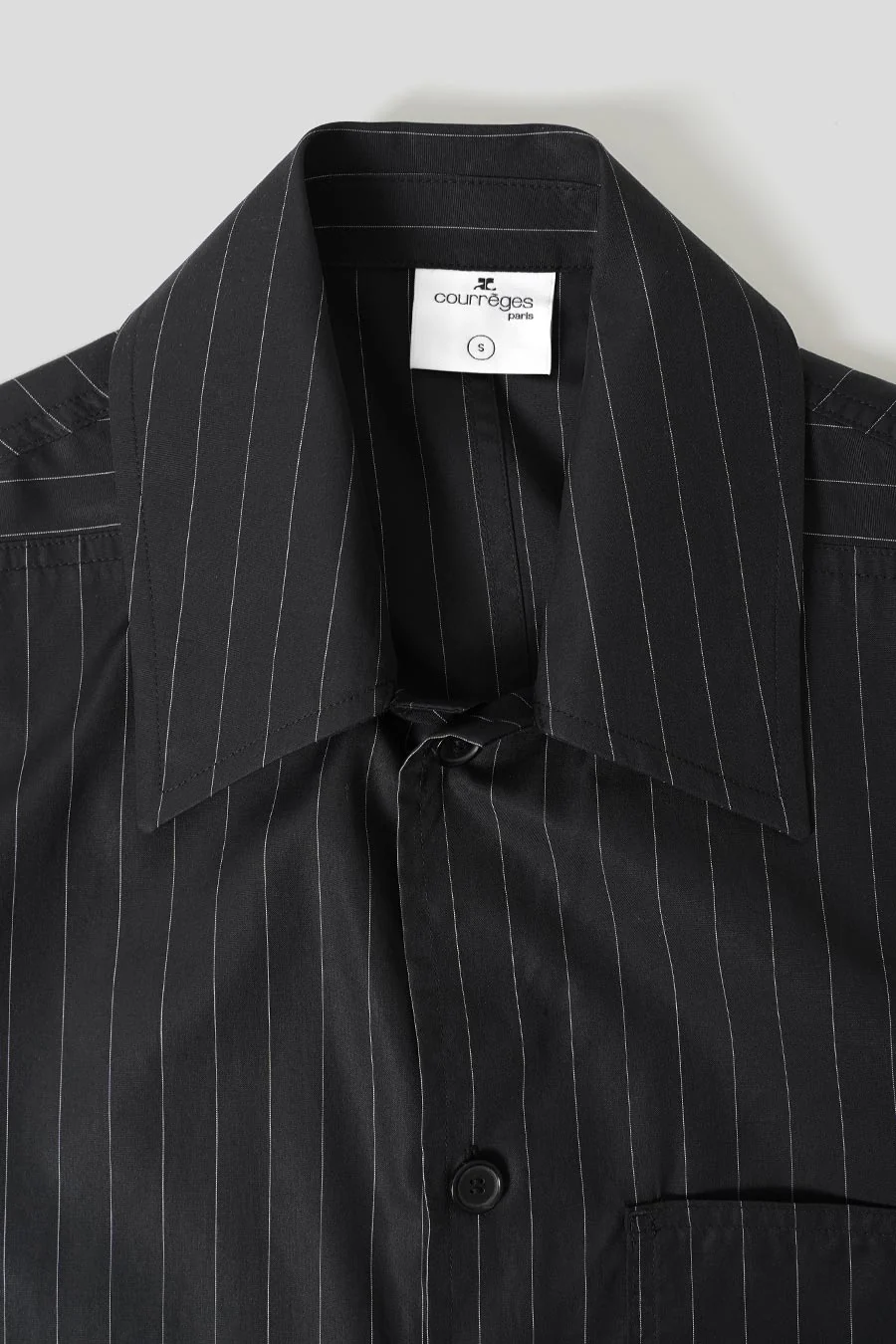 CHEMISE EN POPELINE NOIR - Image 2