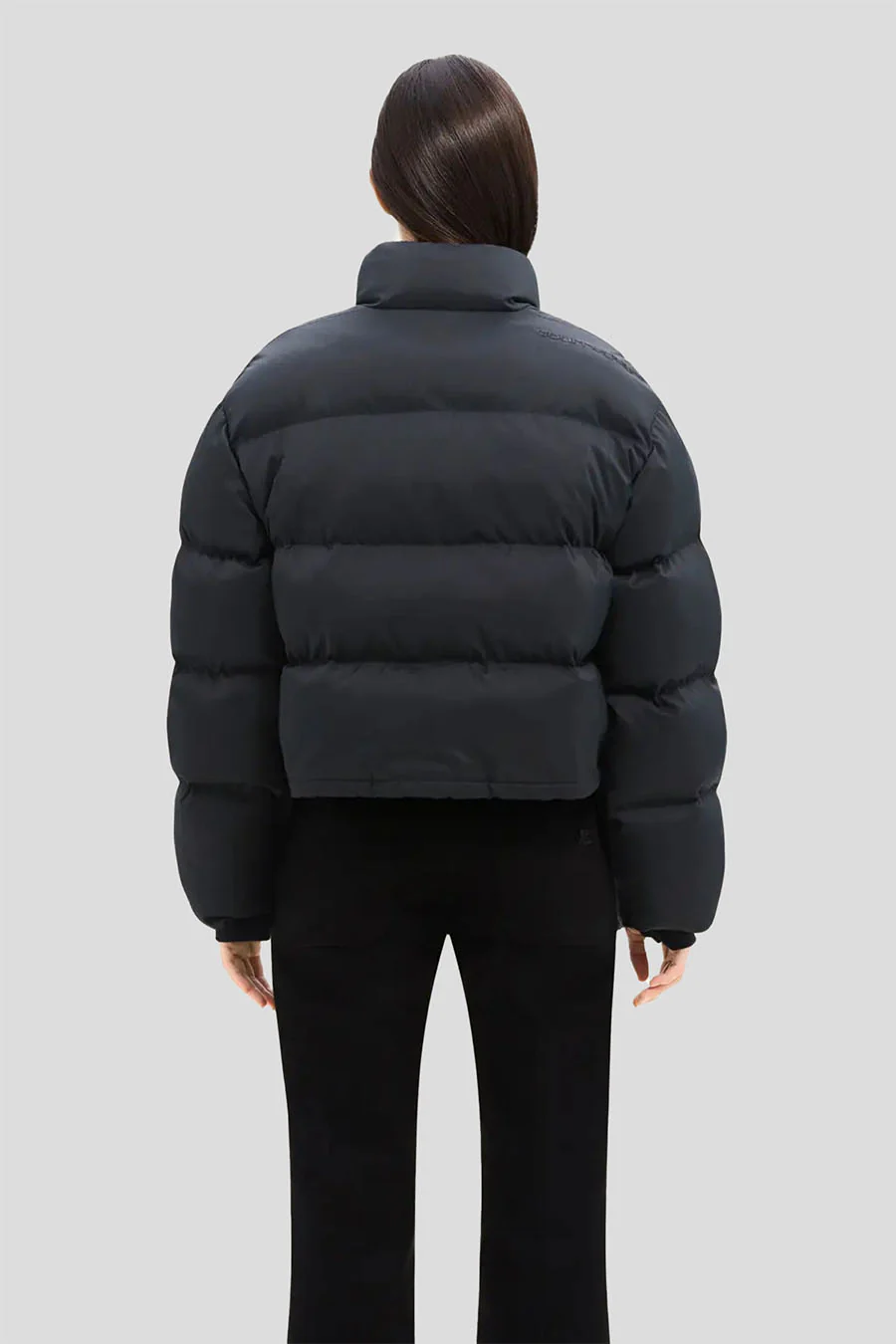 DOUDOUNE COURTE EN NYLON NOIRE - Image 2