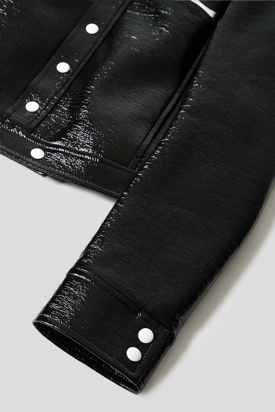 VESTE VINYLE RÉEDITION NOIRE - Image 2