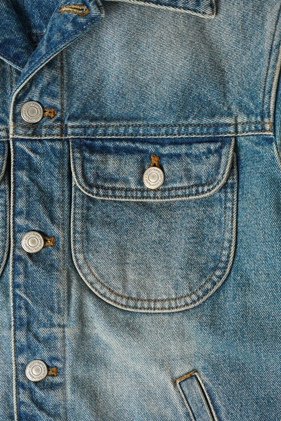 VESTE TRUCKER EN DENIM BLEU - Image 3