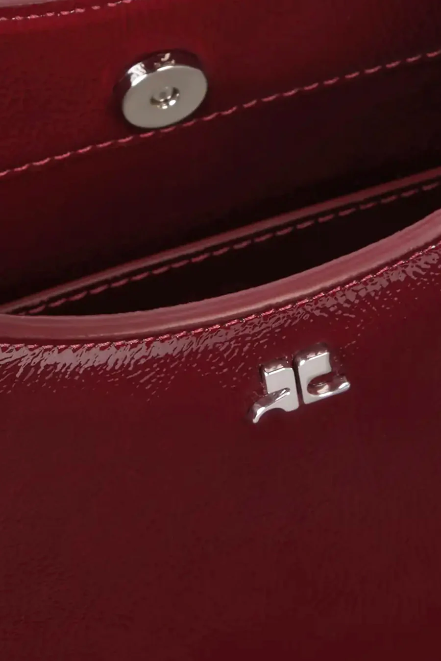 SAC HOLY EN CUIR NAPLACK BORDEAUX - Image 3