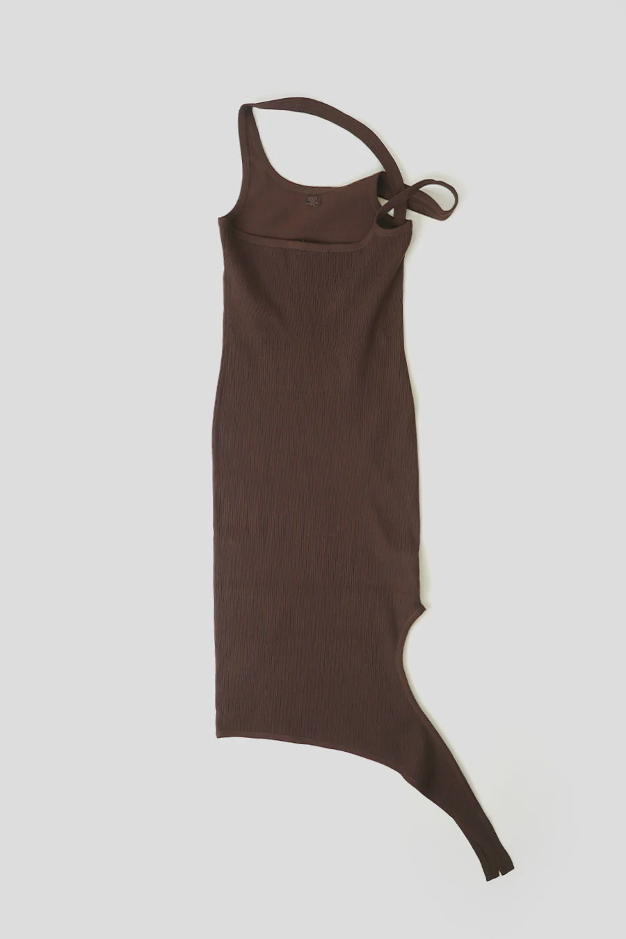 ROBE UNDRESSES EN MAILLE LĂGĂRE CHOCOLAT - Image 3