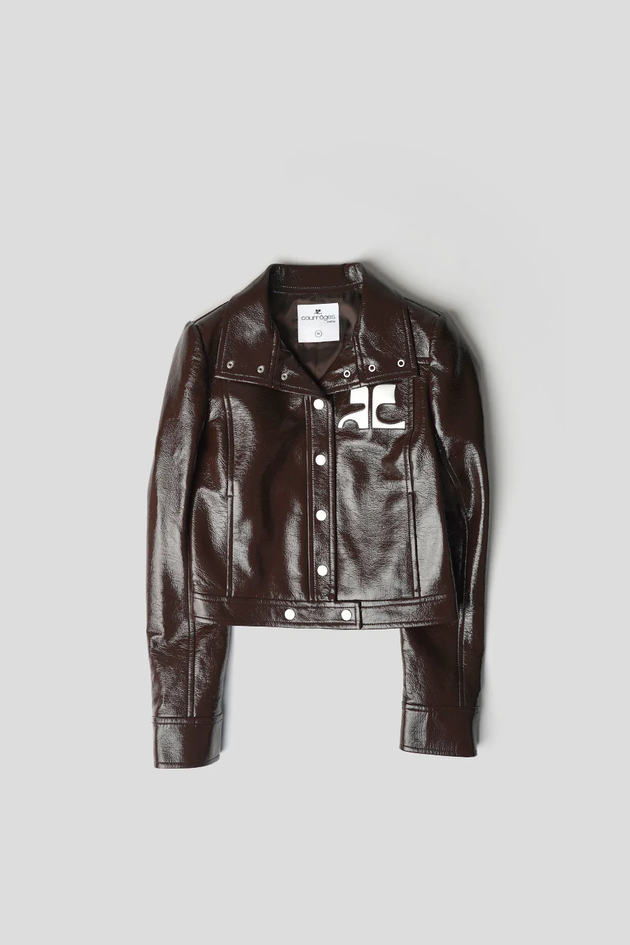 VESTE VINYLE RÉEDITION CHOCOLAT