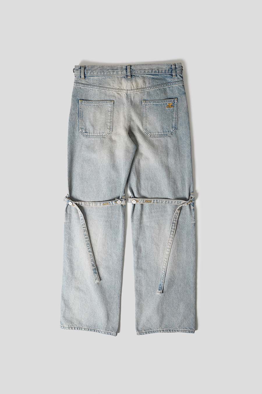 PANTALON BAGGY SAILOR EN DENIM BLEU CLAIR - Image 6