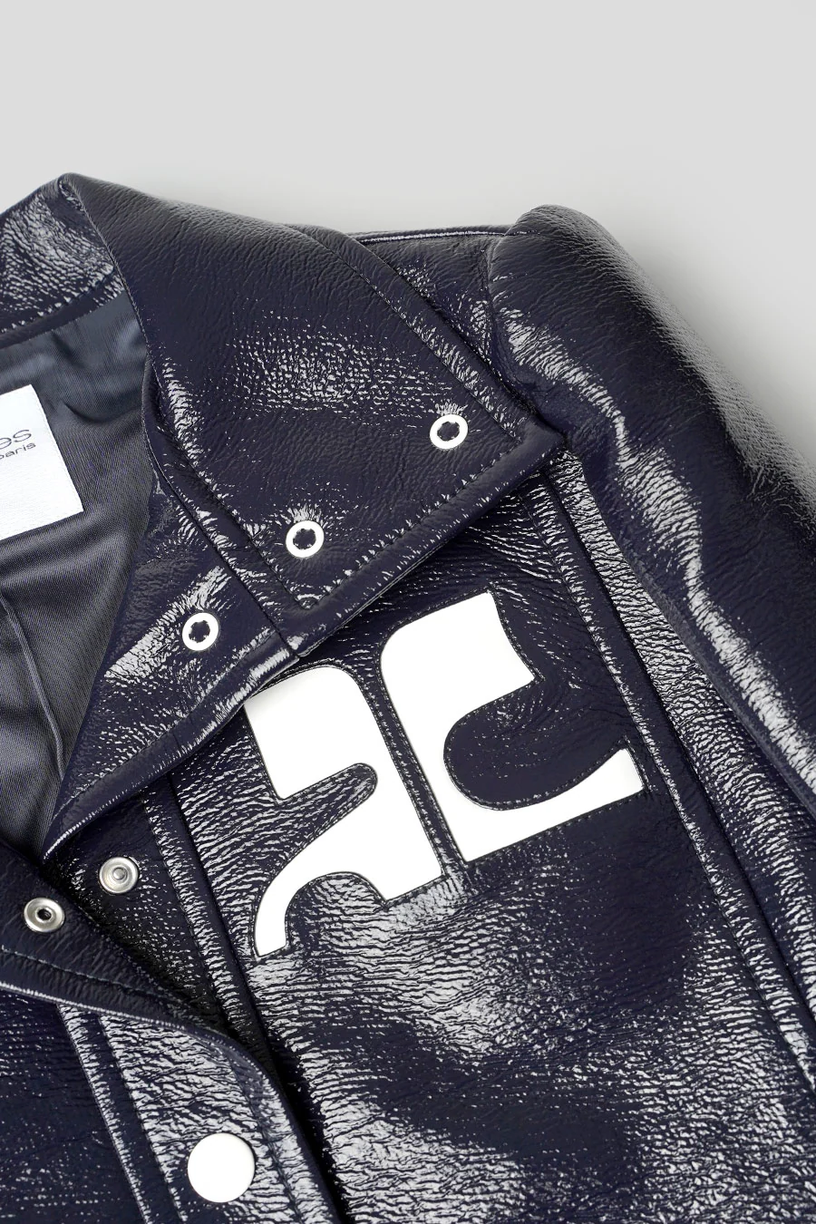 VESTE VINYLE RÉEDITION NAVY - Image 2