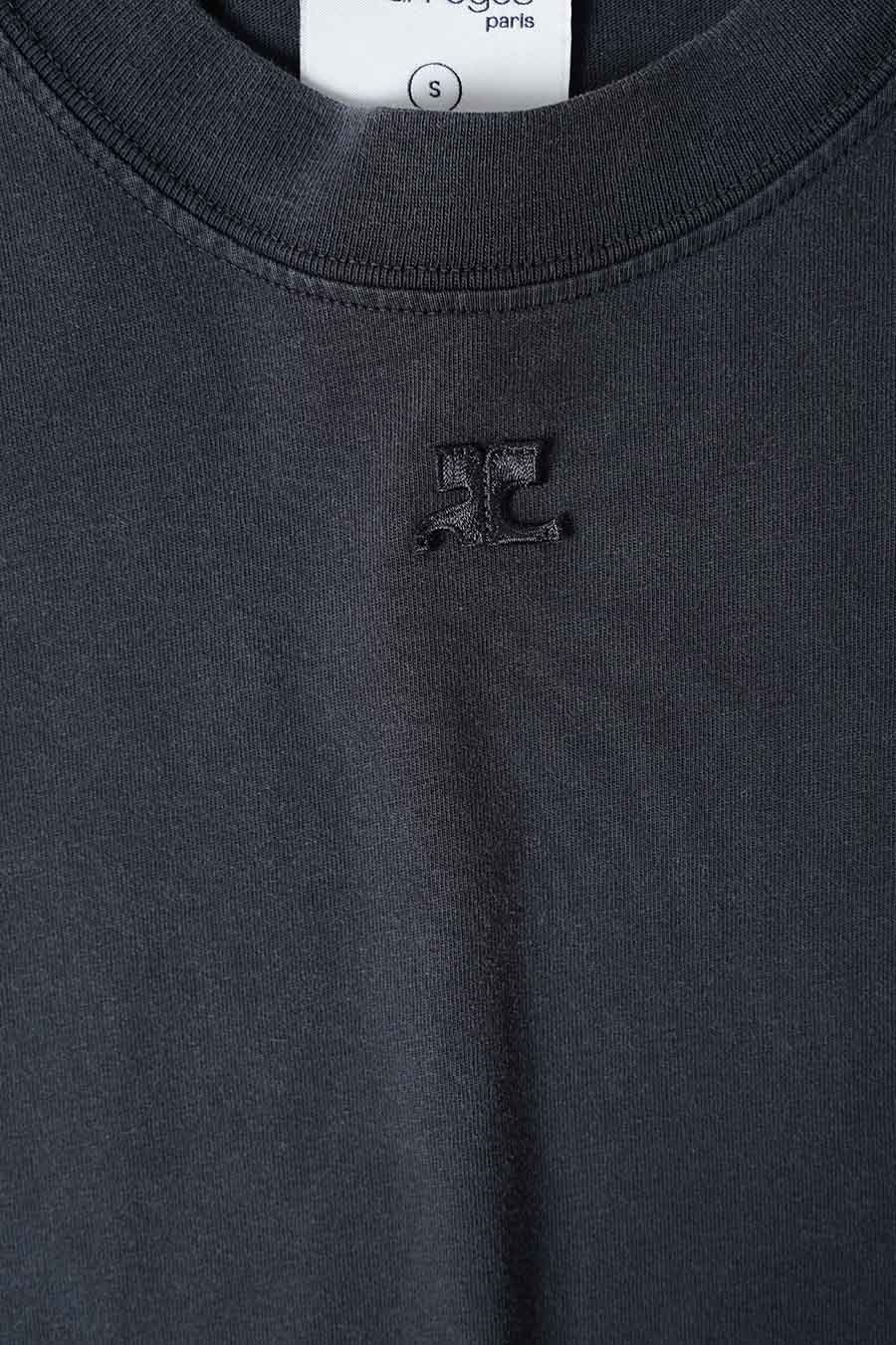 T-SHIRT CLASSIQUE AC GRIS FONCÉ - Image 4