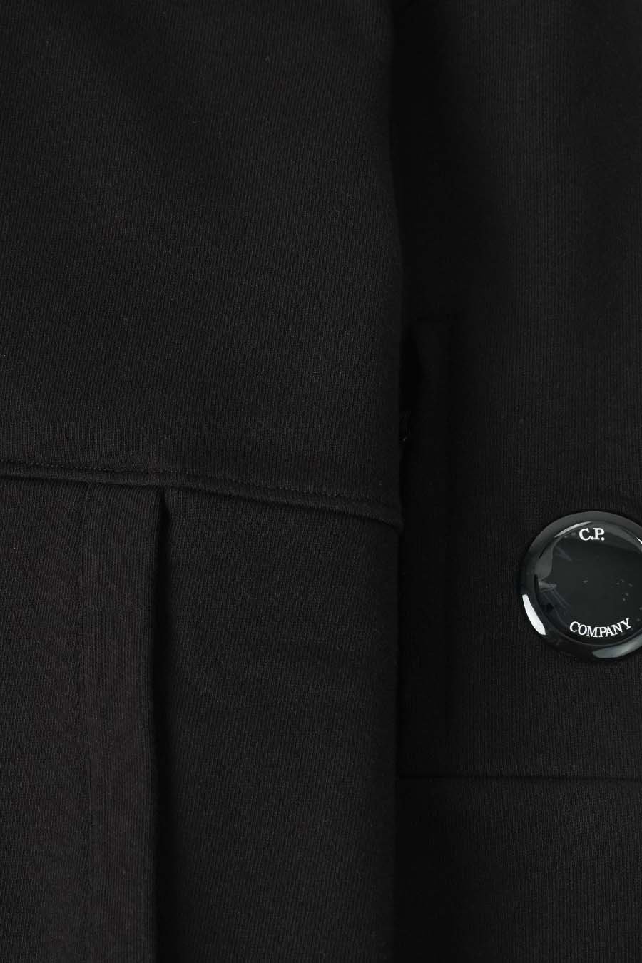 HOODIE DIAGONAL RAISED FLEECE NOIR - Image 4