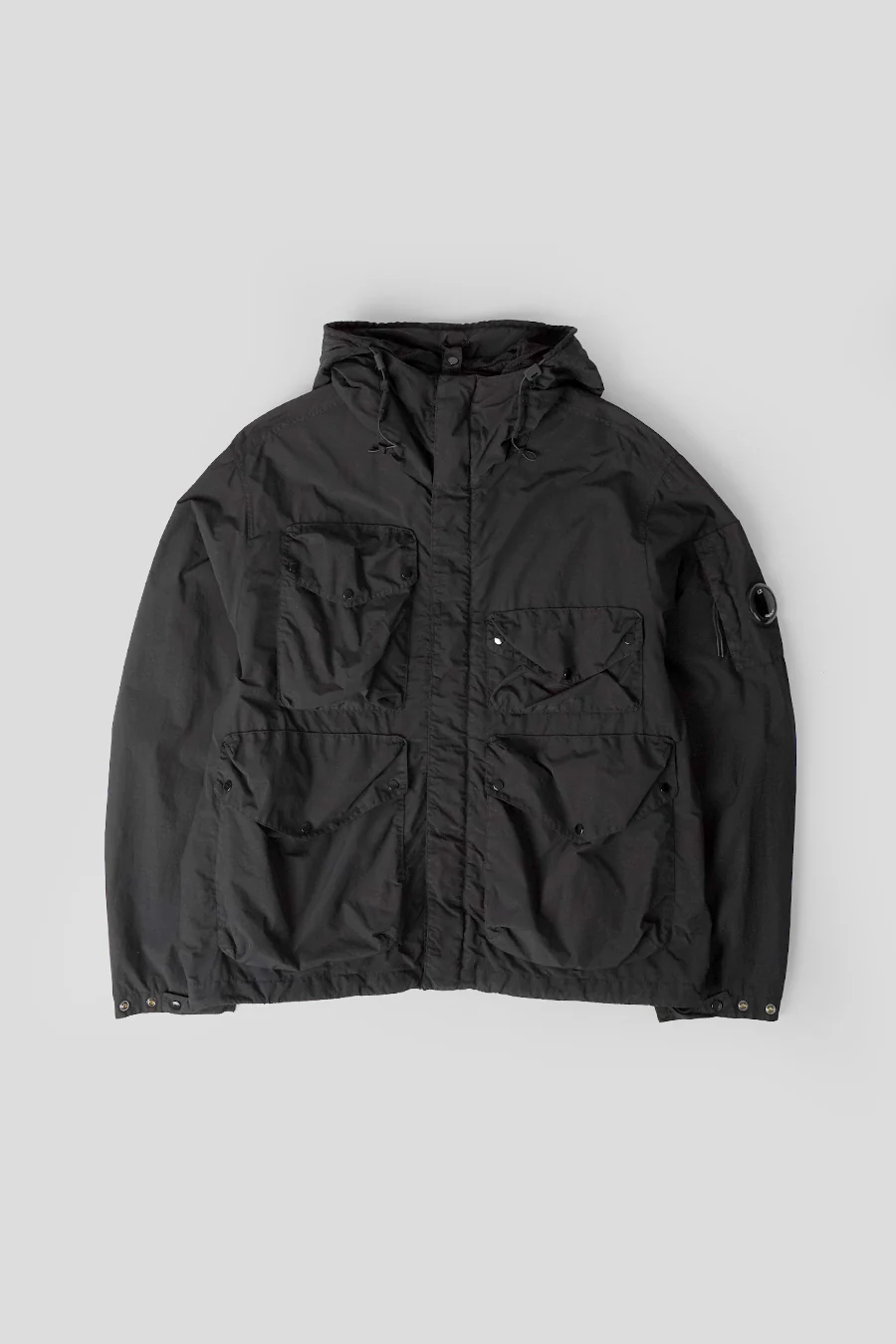 VESTE GOGGLE NYLON FLAT NOIRE